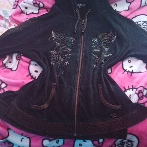 Miss Me Black Casual Sweater